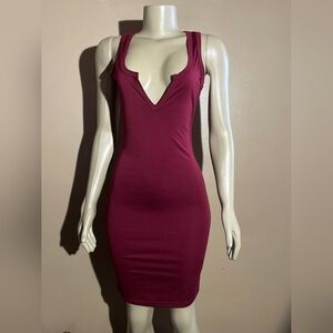 Elegant Red Sleeveless Dress